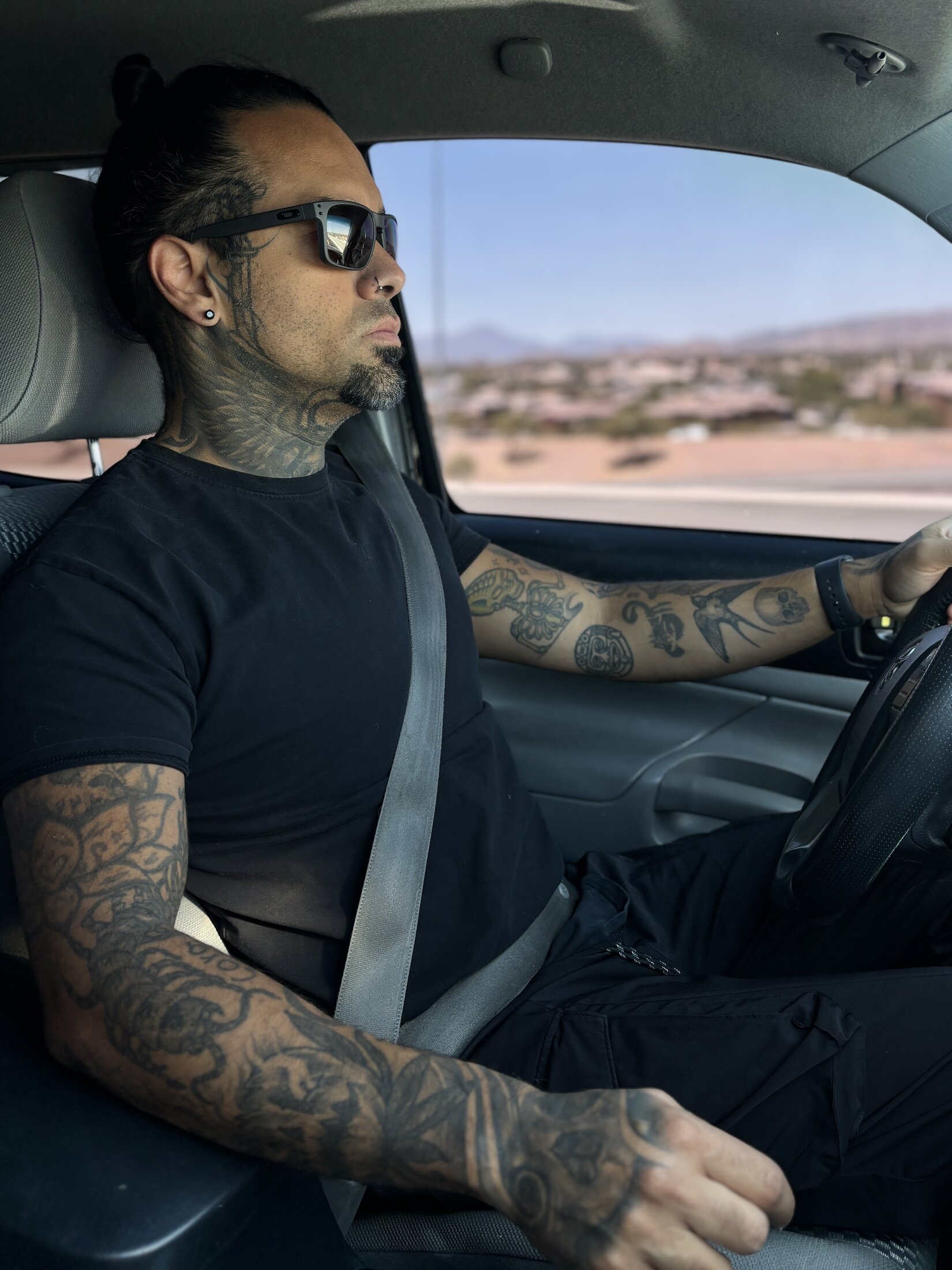 Portrait of tattoo artist Luis Marrufo
